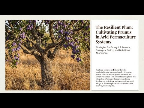 البرقوق الصامد زراعة مستدامة