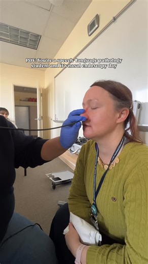 CSUMB Extended Education on Instagram: "Welcome to nasal endoscopy day 👃✨ Speech-language pathology students use this tool to look at the structures involved in speech and swallowing — like the velum, pharynx, and vocal folds. it’s equal parts fascinating and mildly terrifying (especially when you’re the one being scoped). To learn more about our SLP program at CSUMB, visit csumb.edu/slp #csumb #speechlanguagepathology #slp #speechpathology #speechtherapist"