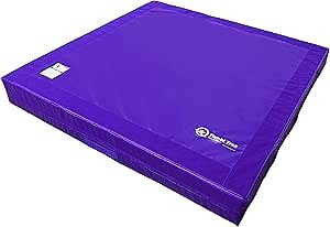 Soozier Pole Dance Mat, 2"T x 5'W Folding Pole Crash Mat for Home, Lightweight and Foldable