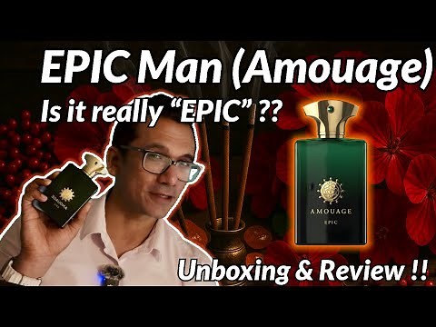 Epic Man by Amouage | Luxury Perfume Review + Unboxing !! ‪@amouageofficial‬