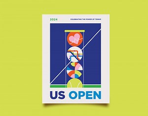 Visual Identity for 2024 US Open Tennis Championship - Chelsey Farris