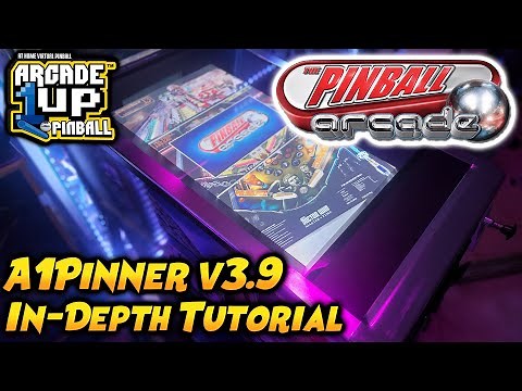 Arcade1Up Pinball Hack - A1Pinner v3.9 Tutorial/Demo | Add Pinball Arcade, Addams Family, T2, & More