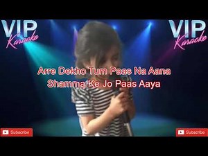 Sharara Sharara Karaoke Song With Scrolling Lyrics