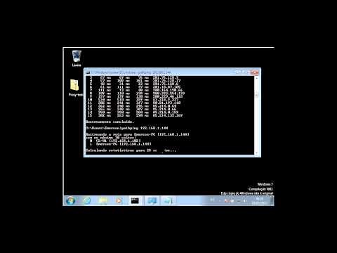 Comandos de rede cmd - ping, tracert, pathping e arp
