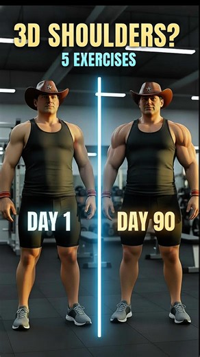 DO THESE 5 SHOULDER EXERCISES FOR 90 DAYS (GET 3D SHOULDERS FAST)