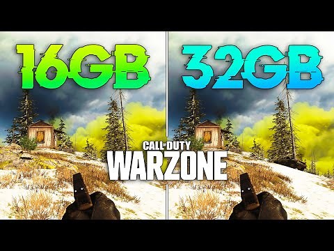 Call of Duty Warzone - 16GB RAM vs 32GB RAM