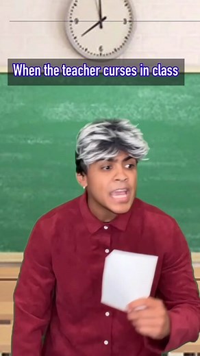 Teacher Curses in Class - Hilarious Reaction from Students