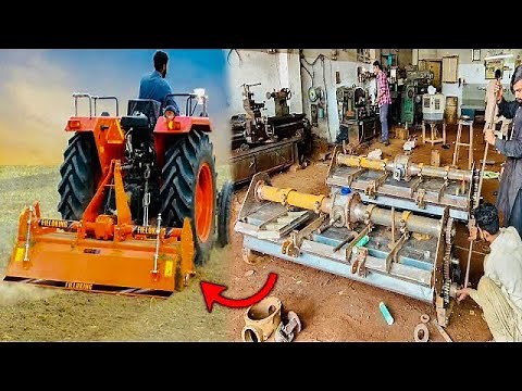 How to Make A Tractor Rotavator | How It's Made Agriculture Farm Equipment