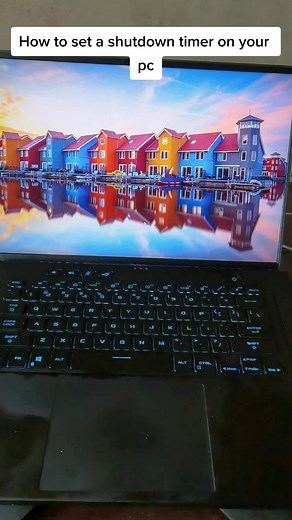 How to setup a system shutdown timer for your computer. #howto #computer #laptop #hack #hacks #tiktokhacks #lifehack #technology #techtok #tech #science #likeaboss #windows #windows11 #smart #security #cybersecurity