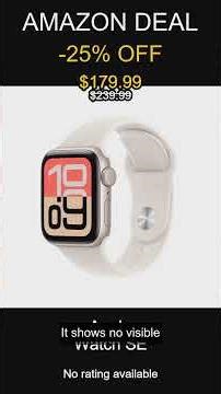 Apple Watch SE 3rd Gen 40mm GPS Starlight Aluminum Case with Sport Band Renewed Review