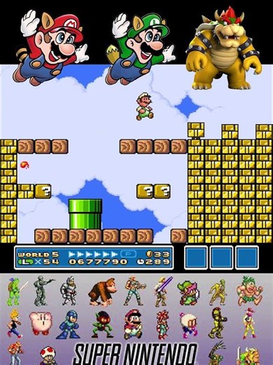 Super Mario Bros 3 World 5-7 #supermariobros #supermario #smb3 #mario #luigi #snes #supernintendo