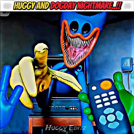 Huggy and Dogday Nightmare 💀 | Poppyplaytime chapter 6 edit #huggywuggy #prototype #shorts