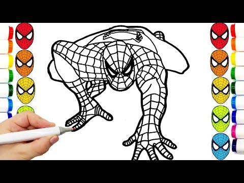 Spider man Team Coloring Pages spider man coloring pages marvel drawing coloring compilation Q117S