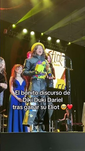 DIKI DUKI DARIEL AND HIS SPEECH AT THE ELIOT AWARDS 2025