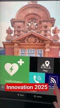 Innovation 2025; New telephone system with an interactive screen.