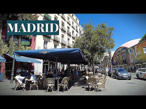 Barrio de La Latina, One of Madrid's Most Traditional Areas | Madrid Walking Tour | Spain 4K HDR