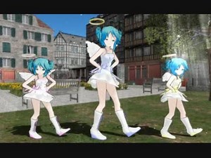 【MMD】物理演算とモデルサイズ変更の練習的な