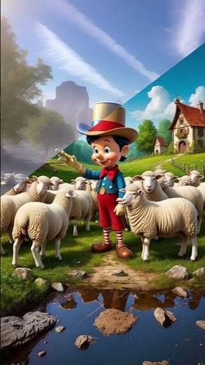 Evolution The Adventures of Pinocchio 🧑‍🌾 #3danimation #evolution #shorts #disney