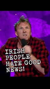We are a nation of begrudgers...don't EVER expect anyone to be happy about your 'good news' 🎟️ TICKETS FOR BOTH MY IRISH AND UK TOURS ARE LIVE! 😄 Ireland: "NO SHOW" – www.jasonbyrne.ie or Ticketmaster UK: "HEAD IN THE CLOUDS" – My website or Ticketmaster.co.uk #standupcomedy #livecomedy #Irish #Americans #English #Goodnews | Jason Byrne