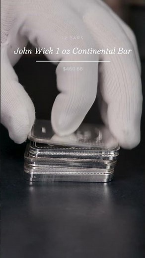 John Wick 1 oz Silver Continental Bar
