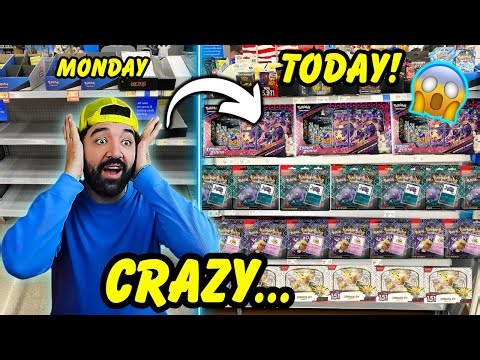 This Pokemon RESTOCK @ Walmart was... CRAZY! 😱