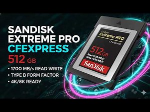 SanDisk 512GB Extreme PRO CFexpress Type B Review – Ultra-Fast Storage