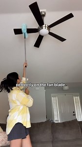 STOP the ceiling fan dusting disasters! ❌🙅‍♀️ No more pillowcases, awkward brooms, or risky balancing acts—there’s an easier way! ✨ The Fuller Brush Fuzzy Fan Duster fits right over the fan blades, trapping dust instead of sending it flying. PLUS, it’s perfect for high shelves, baseboards, and those impossible-to-reach spots! 🧼 Pro Dusting Tips: ✔️ Dust top to bottom to prevent re-cleaning. ✔️ Use a dry duster for light buildup, a damp one for sticky dust. ✔️ Don’t forget vents & light fixture