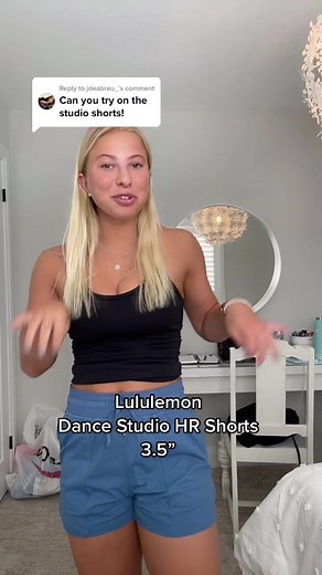 Trying on the New Lululemon Dance Studio Shorts