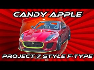 Special edition Jaguar F type bespoke build by Wraptor 'The Apple'