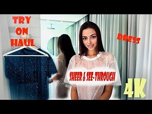 4K Soft Cleaning in Raincoat | See-Through | Sheer Mesh | Micro Bikini | Shein Try on haul