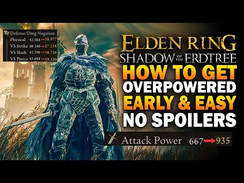 Get OP EARLY! Elden Ring Shadow Of The Erdtree BEGINNERS GUIDE!