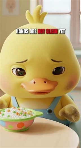 Wash Your Hands Before Eating 🧼🦆