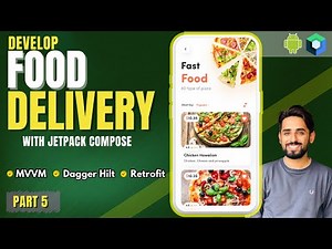 CREATE Your Own Food Delivery App with Android Jetpack Compose! Beginner Tutorial Ep5