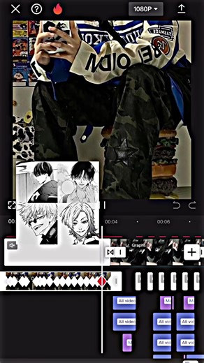 👆🏻変身動画等に使えます✨┊︎音源参考🙇‍♀️／📷3枚！／ギャップ、垢抜け動画#CapCut #template #音ハメ #流行り #bluelock #jujutsukaisen #おすすめ