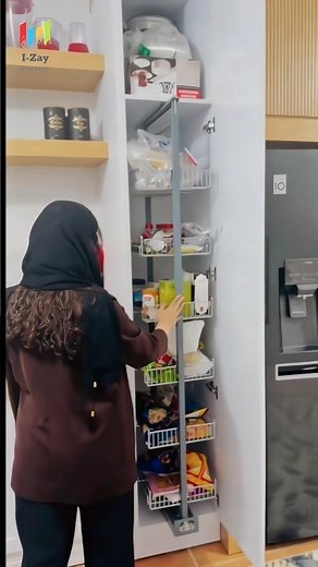 Kitchen Pullout Pantry | Maximize Storage in Style | Modular Kitchen Ideas