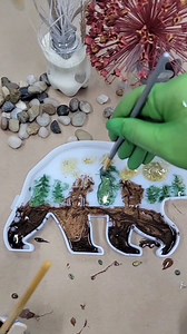 356K views · 6.1K reactions | Level Up your Resin Game by using a paint brush on your silicone molds. Buy the cheapest brushes you can find, I often show mine in my stories. you can easily clean them with isopropyl alcohol and keep using them until that one day you forget and then it's toast but you can save the stick handle and use for lots of things. #resin #resinart #bcartist #vancouverisland #animalart #storytime | Resinista | Facebook