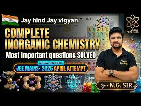 Inorganic Chemistry JEE Main April Attempt - All Questions Solved with Tricks |#jeemains #inorganic