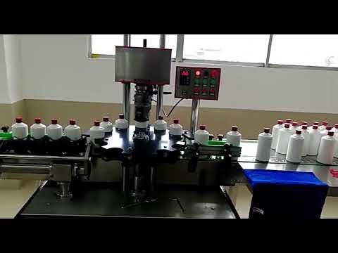 Full Automatic Aluminum Capping Machine Single Head High Speed Capper