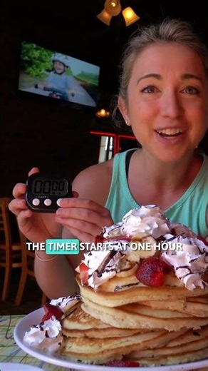 8 Pancake Eating Challenge