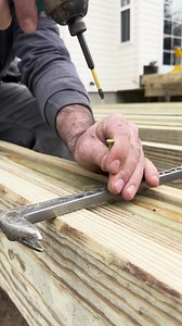 Don’t be a hater, just acknowledge it’s a clever idea! . . ProWood #build #builder #carpentry #framing #deck #deckframing | Premier Outdoor Living