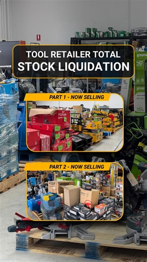 ARGUS Auctions on Instagram: "TOOL RETAILER TOTAL STOCK LIQUIDATION AUCTION! Multi-Part Auction Series ACCEPTING BIDS NOW Over 25,000 items to be sold over a series of auctions starting May 5th. Including all the big brands such as Milwaukee, Festool, Dewalt, Topcon, Husqvarna, Bosch, Greenworks, EGO, Cigweld and much more! Under instructions from Glenn O'Kearney of @gt.advisory as Liquidator of Miels Family Holdings Pty Ltd ATF Miels Family Holdings Trust (In Liquidation) trading as Total Tools
