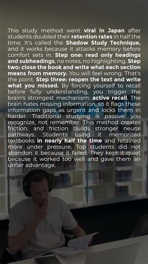 This study method went viral in Japan after students doubled their retention rates in half the time.