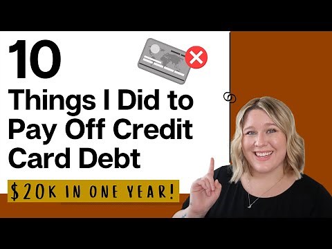 10 Tips to Pay Off Credit Card Debt in 2022 | (how I paid off $20k of credit card debt in a year!)
