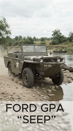 Ford GPA “Seep” The WWII Jeep That Could Drive Into Water! 🇺🇸🌊