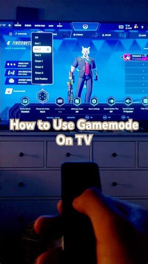 How to use Gamemode on Samsung Smart TV for Shoot #overwatch #mexican #shorts
