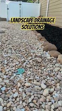 Drainage Solution | River Rock and Decorative Gravel Design | Erosion Control by Brooks Landscaping