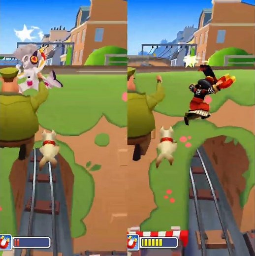 SUBWAY SURFERS PARIS 2026 : JUMPING FAILED (VITTORIO vs QIN) #subwaysurfers #gaming