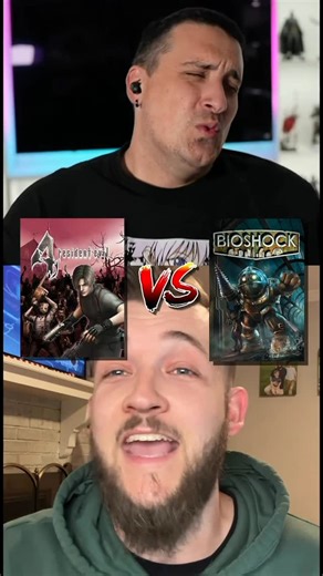 Daniel Lima on Instagram: "If Resident Evil 4 & Bioshock Came Out The SAME Year, Who would Win GOTY Ft @lunchb0x_gaming #residentevil #bioshock #re4 #gaming #videogames"