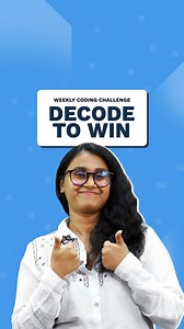 Weekly Coding Challenge Alert! 💡 This week’s challenge is here to push your coding game to the next level. Think you’re up for it? Show us what you’ve got and take a shot at cracking this one! Drop your solutions below 👇 Let’s see who can nail it first! #codingninjas #codingchallenge | Coding Ninjas