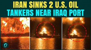 Iran sinks two US oil tankers near Iraq waters, Strait of Hormuz shipping stops after attack